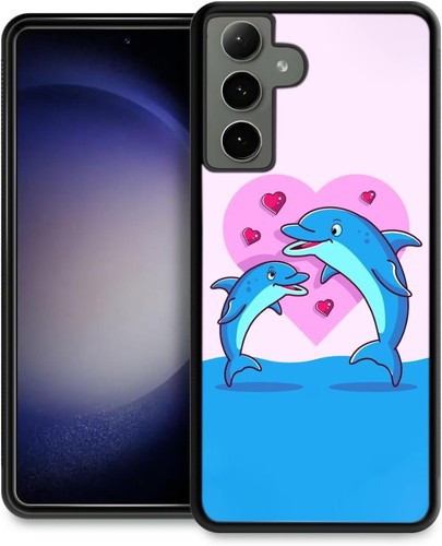 Red Love Dolphins Sea Anti scratch Cover For Samsung S7 S8 S9 S10 S20 Plus Lite - Picture 22 of 25