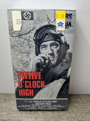 Twelve O'clock High VHS 1985 CBS Fox SEALED WATERMARK *BUY 2 GET 1 FREE VHS*