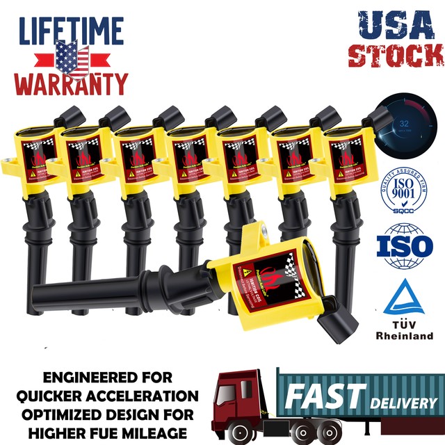 Ignition Coils Packs Upgrade For Ford F150 2000 2001 20022004 4.6/5
