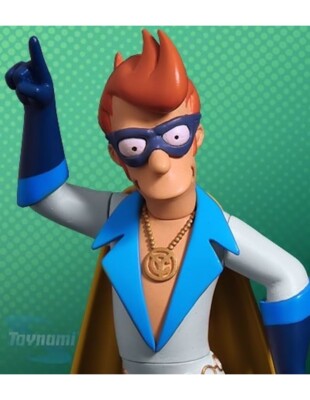 TOYNAMI FUTURAMA ACTIONFIGUR CAPTAIN YESTERDAY NEU NEU