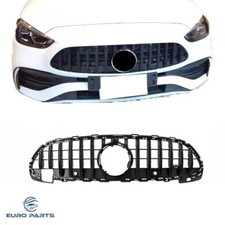 Fits For Benz C W206 2022-2024 Radiator Mesh Glossy Black Front Grille
