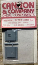 Cannon & Co. Diesel Components Inertial Filter Hatches HO Scale