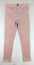 Gap sz 28 Pants True Skinny pink velvet corduroy material stretchy 0077