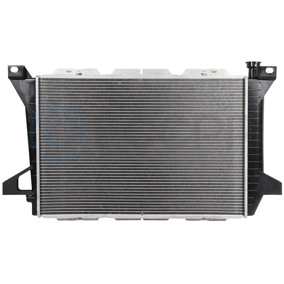 Radiator For 85-96 Ford F-150 F-250 F-350 F-450 with Universal Hose Clamps Kit - Image 2 of 4