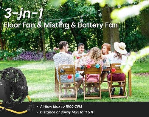 Geek Aire Battery Operated Fan 