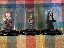 Domez Series 1 BEETLEJUICE, THE NUN, CHASE PENNY WISE FIGURINES OPEN BAG
