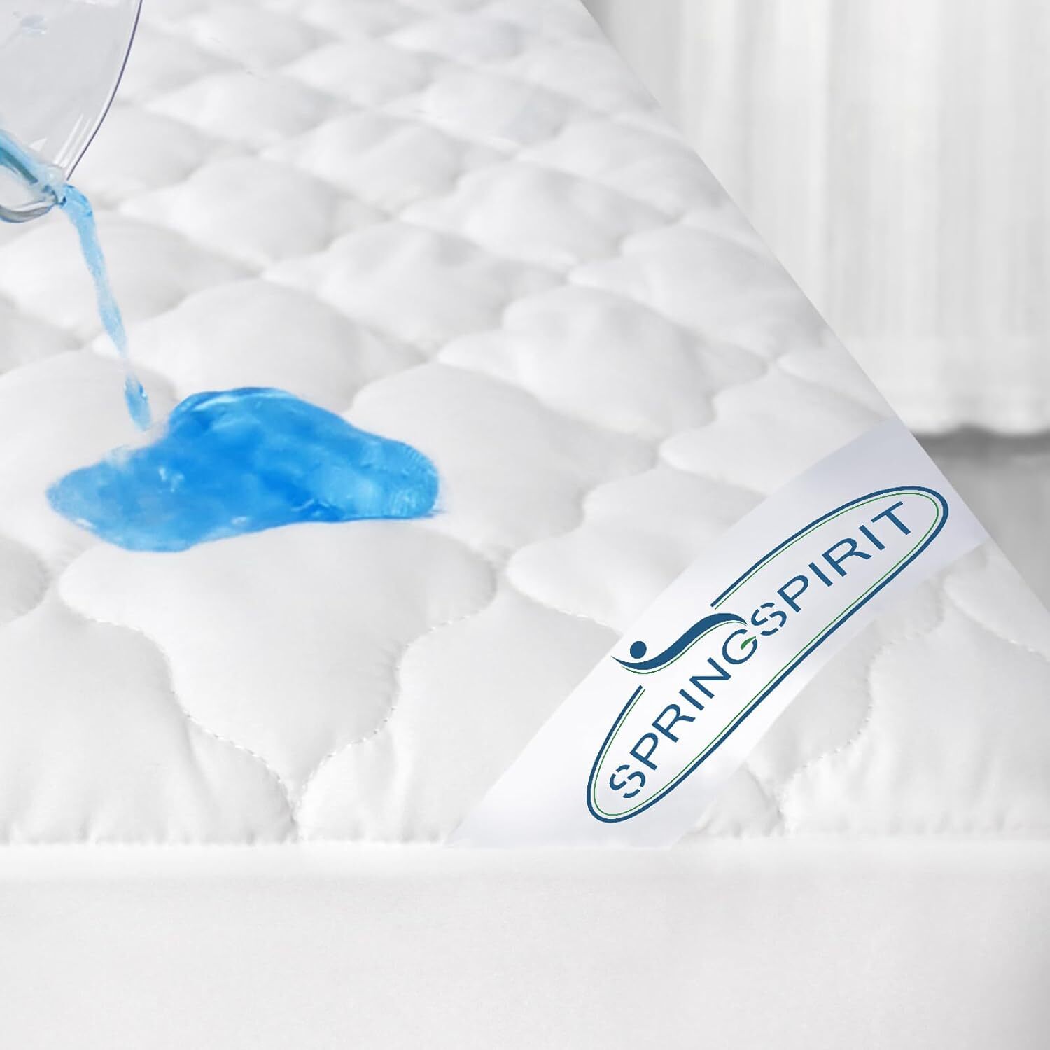 Mattress Protector Waterproof Twin Size, Breathable & Noiseless Twin Mattress-image