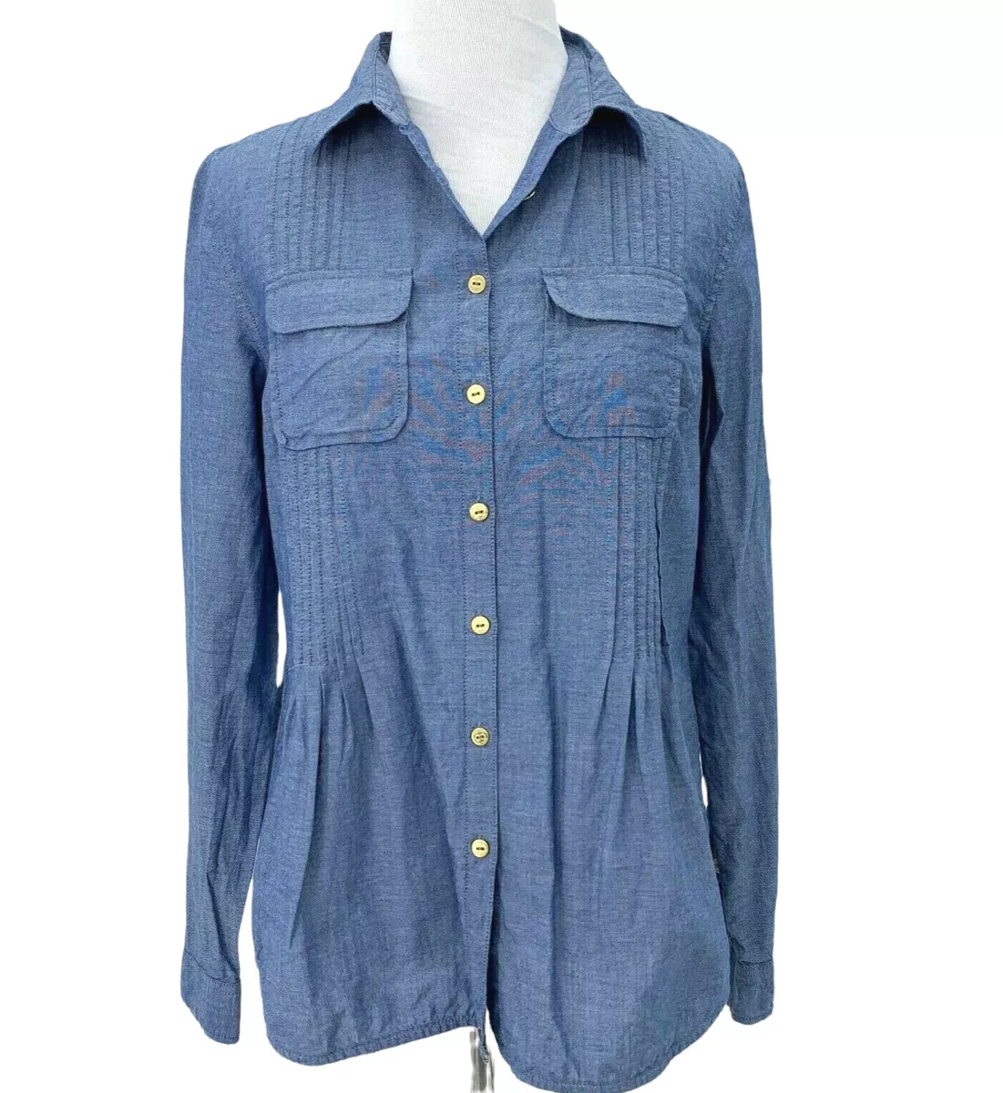 Tommy hilfiger sales chambray shirt