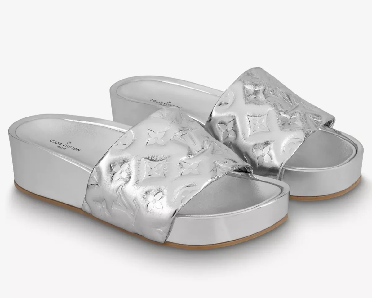 louis vuitton platform slides