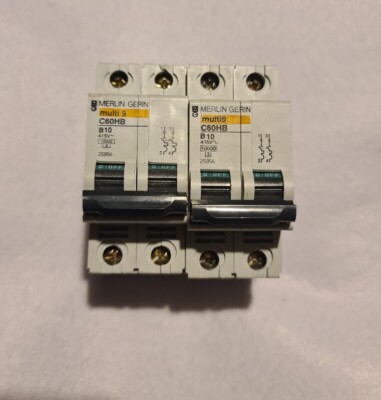 MERLIN GERIN MULTI 9 C60HB B10 415 V DOPPELPOLIG MCB.25856