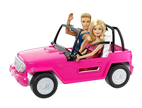 barbie beach cruiser vehicle with dolls