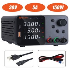 Variable DC Power Supply 0-30V 5A Adjustable Current Voltage Lab Bench Switching