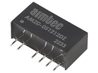 AM2D-051212DZ Wandler: Dc/Dc 2W Ueing: 4,5-5,5V Uausg: 12VDC Uausg2: 12VDC Aimte