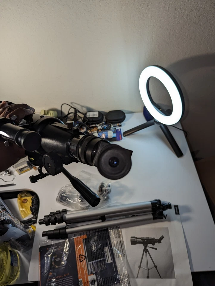 Celestron Travel Scope 70 21035 Black Portable Telescope With Accessories - Image 2 of 4