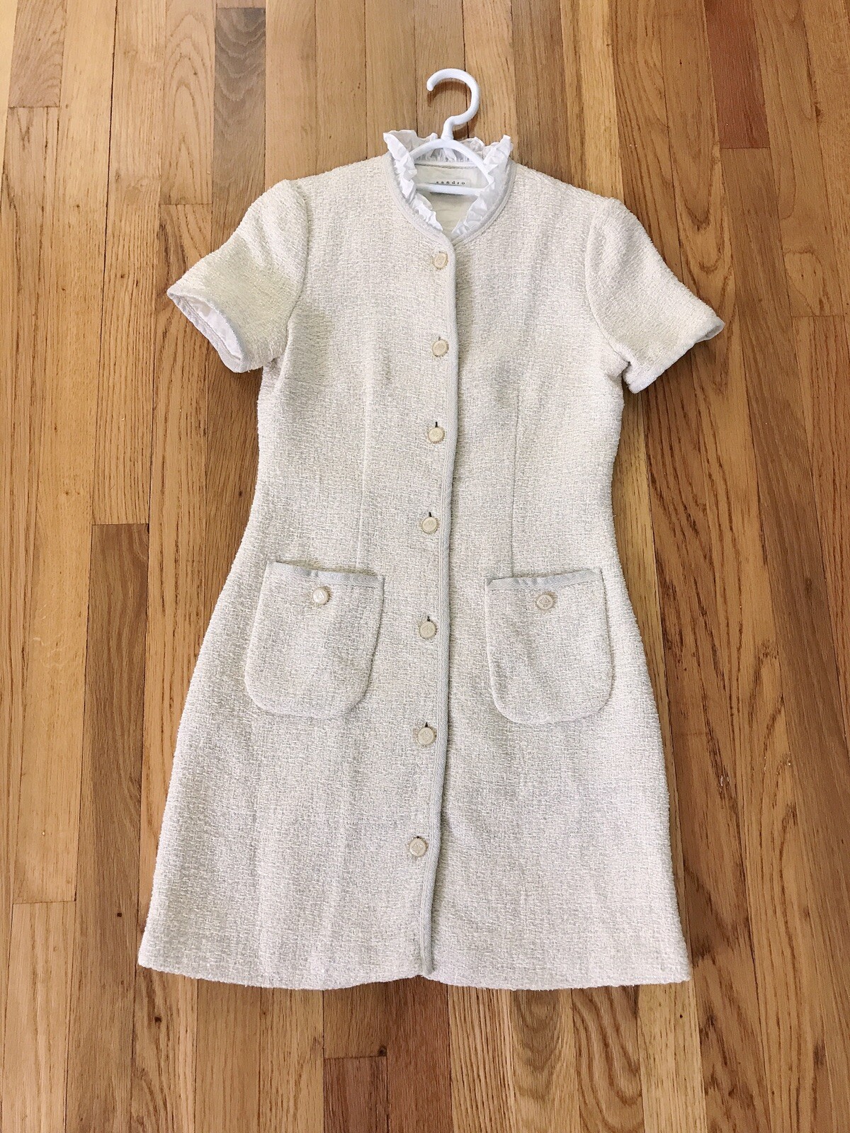 SANDRO PARIS TWEED COAT DRESS купить в 