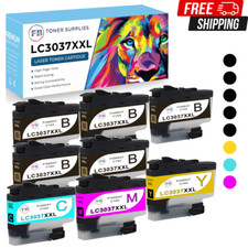 Ink Cartridge for Brother 1 set 5B 1M 1Y 1C LC3037 LC-3037XXL for MFC-J5845DW