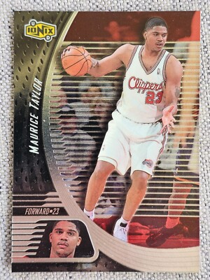 MAURICE TAYLOR 1998-99 UPPER DECK IONIX BASKETBALL CARD #30 LOS ANGELES  CLIPPERS