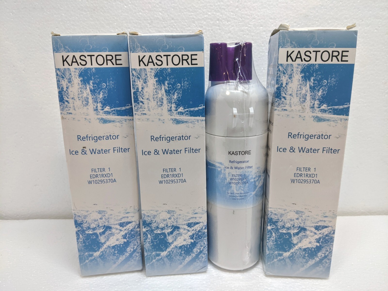 Lot Of 4 Filters KASTORE Refrigerator Ice And Water Filter 1 EDR1RXD1