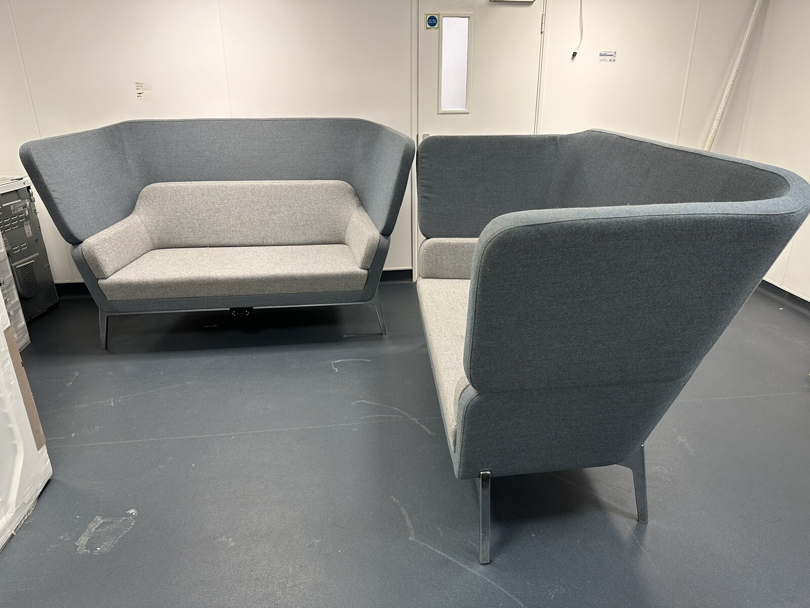 Ocee Designer High Back Sofas X 2 Reception Booth Heals Habitat