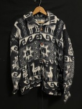 Made In Ecuador..thick Soft 100% Wool..women's..jacket..nwot Size Large