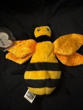 RARE Buzzie the Bee TY BEANIE BABY with TAG ERRORS: Hang Tag(2000)Tush Tag(2001)