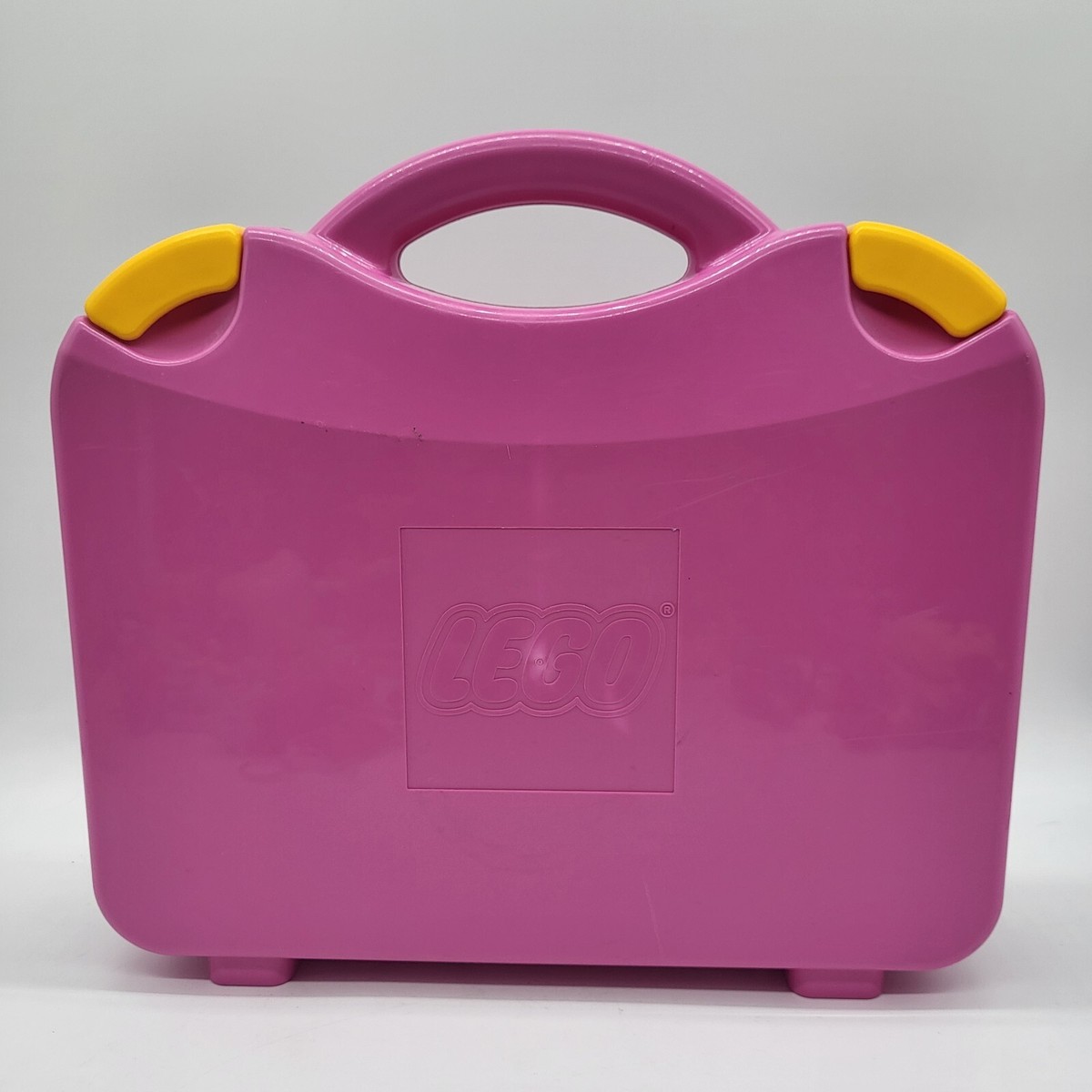 LEGO Official Storage Box Brick Travel Carry Case Pink Magenta 2012