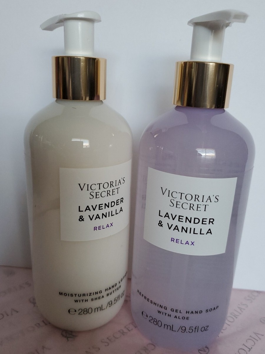 Victoria's Secret ボディークリーム2本セット 2 PCS SET VICTORIAS SECRET LAVENDER & VANILLA RELAX FRAGRANCE HAND