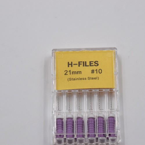 Dental Endo Wurzelkanalfeilen Handgebrauch H-Feilen Edelstahl 21/25/31 Mani Typ - Bild 11 von 75