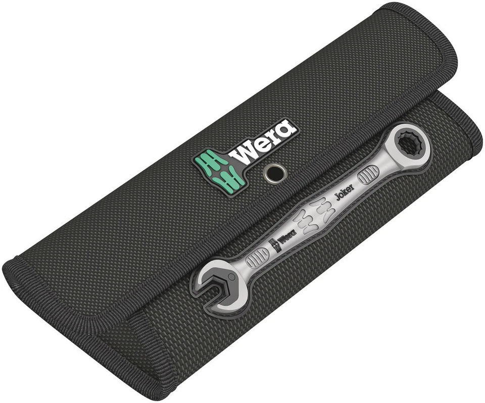 Wera 671381,9459 Pouch 6000, 8 Joker Ratcheting Combination Wrenches,290x110mm