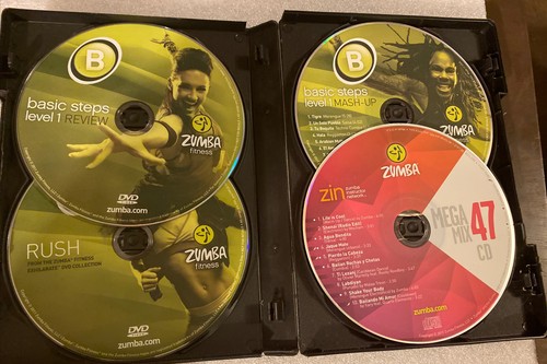 Zumba B Basic Steps Level 1 Review 4-Disc DVD Set - Picture 3 of 3