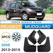 For Peugeot 208 2013-2019 ABS Plastic Fender car tire mud shield 4PCS