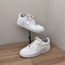 Nike Air Force 1 White Low Top Sneakers Youth Size 7