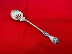 Antique Whiting Sterling Silver King Edward Awesome Relish / Olive Spoon LA-17 — photo 1