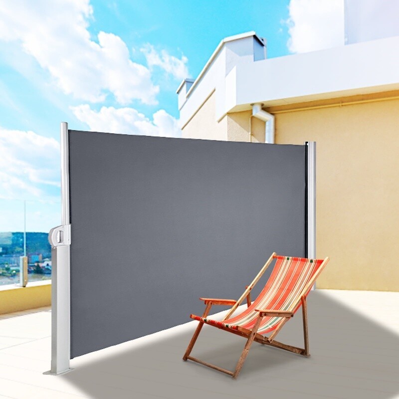 Retractable Side Awning Privacy Screen Outdoor Patio Divider Waterproof Shade US