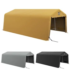 Outsunny 12' x 20' Portable Garage Carport with Ventilation Windows