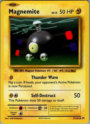 Magnemite Common XY - Evolutions 37/108 NM