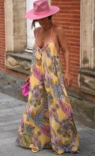 Zara ZW Collection Floral Print Long Maxi Dress Size M 3193/123 Bloggers Fave