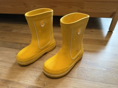 Gelbe Crocs Regen Stiefel J3 34-35