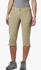 New Columbia Women's Saturday Trail II KNEE PANT size 8 in British Tan