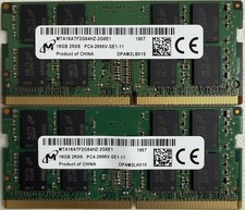 Micron (Crucial) 32gb (2x16gb) PC4-2666V DDR4...