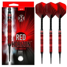 Harrows Red Horizon - Soft Tip Darts - 90% Tungsten - 18g