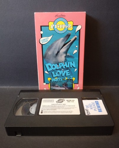 Flipper - Dolphin Love, Parts 1 & 2 (EX-RENTAL VHS)(1966) Hallmark #35083 (1996) - Imagen 10 de 15