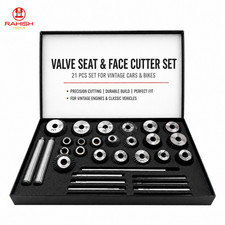 Valve Seat & Face Cutter Set 21 Pcs Set For V...