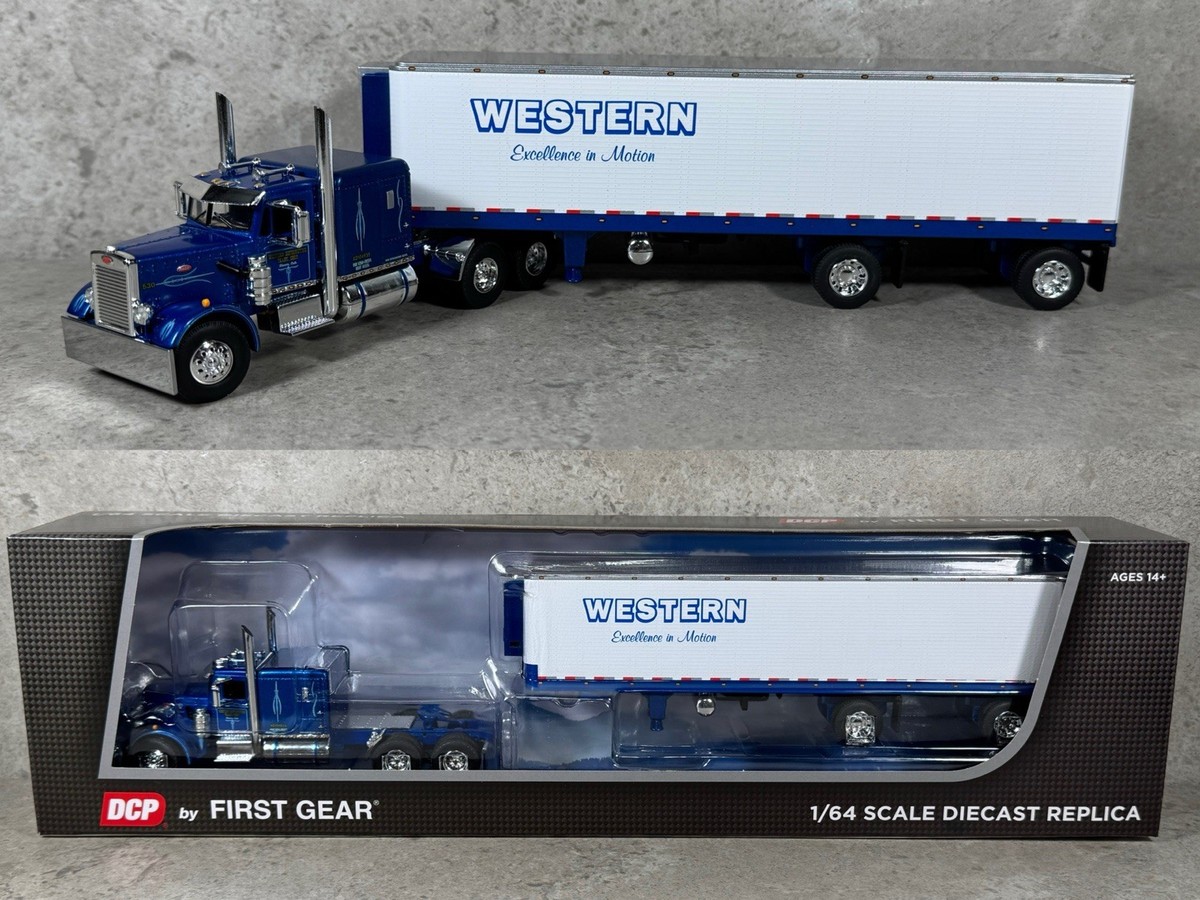 1/64 Peterbilt 351 w/ Reefer Trailer Western Distributing DCP By