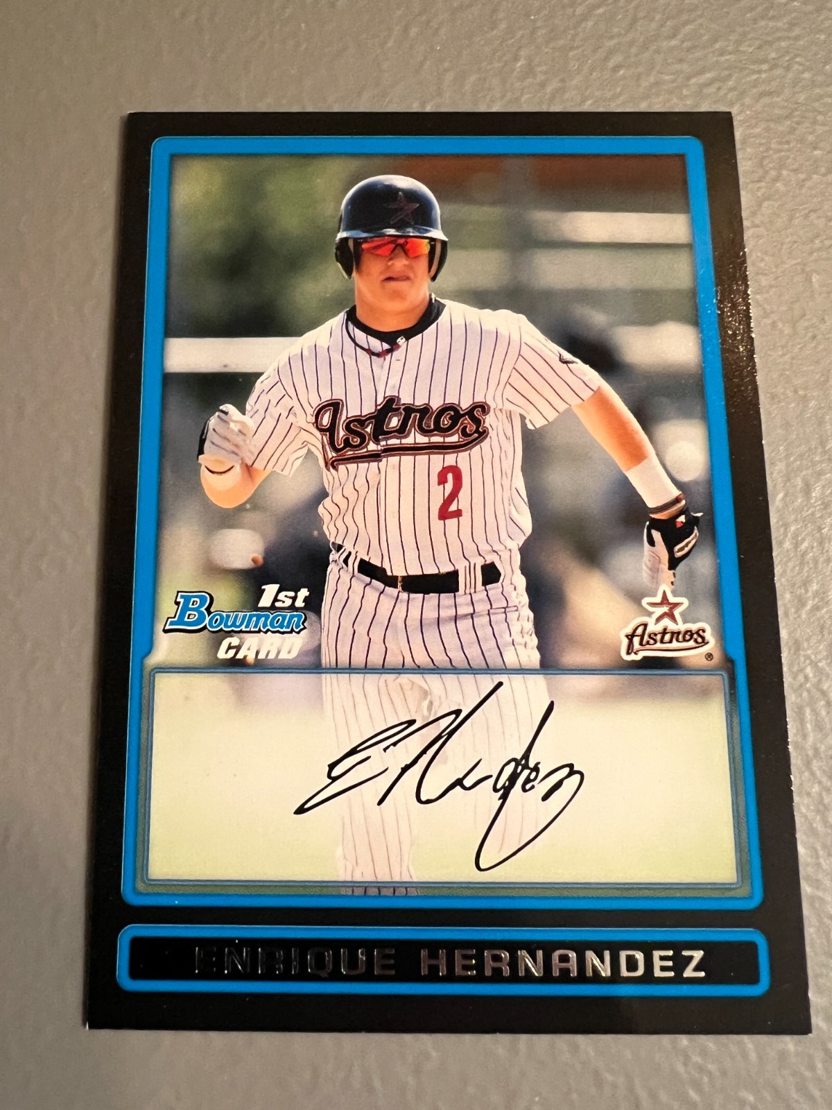 2009 Bowman Draft - Enrique Hernandez ( Astros ) 1st Rookie Prospect #BDPP3