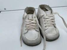 Vintage White Leather Toddler Shoes