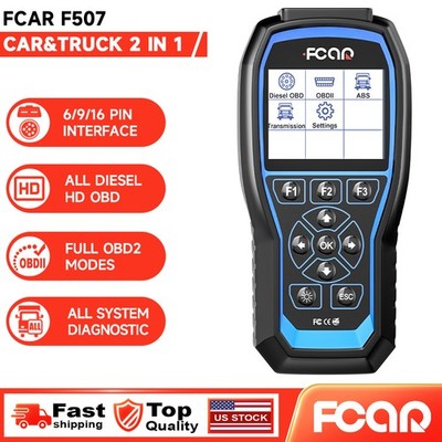 FCAR F507 Car Diesel Heavy Duty Truck OBD Diagnostic Scanner ABS for Wabco CAT