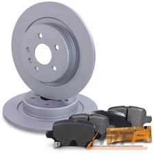 BREMSSCHEIBEN VOLL Ø288 + BREMSBELÄGE BREMSKLÖTZE HINTEN FÜR OPEL ASTRA K