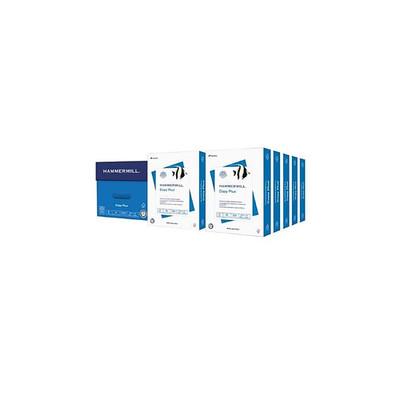 Hammermill Copy Plus 8.5'' x 11'' Copy Paper, 20 lbs., 92 Brightness, 5000 Sheets/