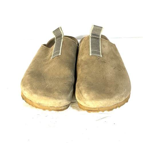 Seavees Mens US 12 EU 45 Tiburon Trekker Fossil Leather Vibram Sole Mule Clog - Picture 2 of 12